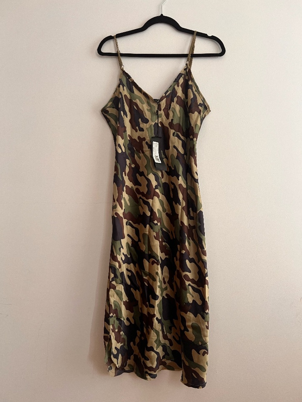 Nili Lotan Camo Slip Dress